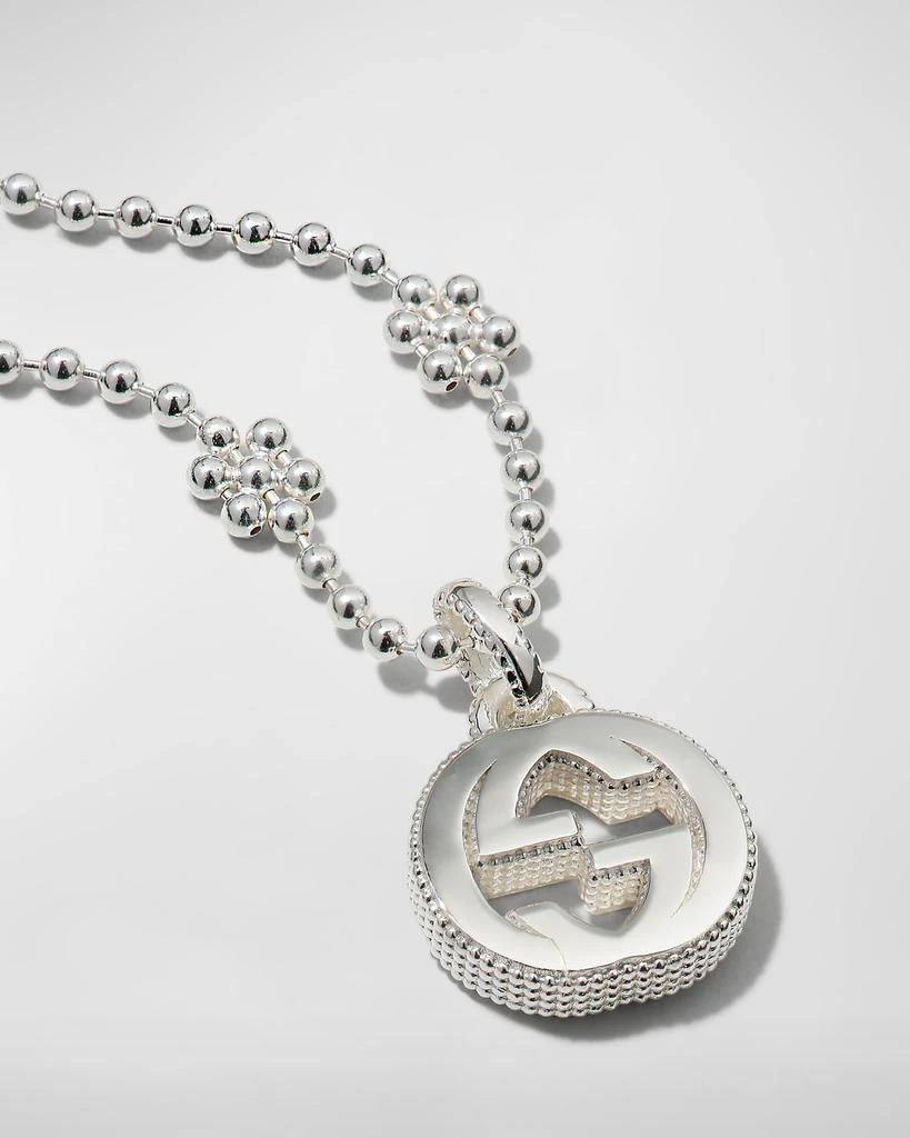 商品Gucci|Interlocking G Necklace, Silver,价格¥3872,第3张图片详细描述