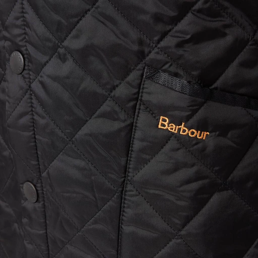 商品Barbour| 男士绗缝翻领夹克外套 黑色,价格¥1084,第4张图片详细描述