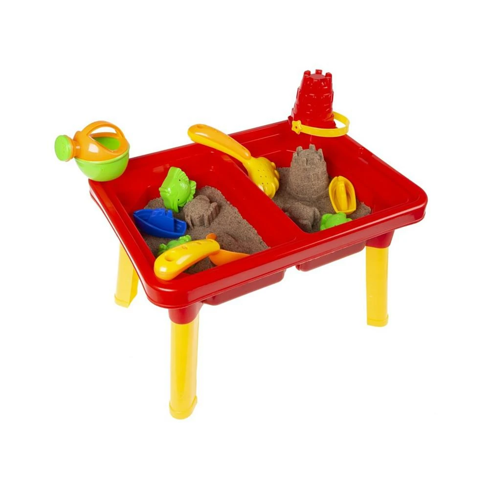 Hey Play Water Or Sand Sensory Table With Lid And Toys - Portable Covered Activity Playset For The Beach, Backyard Or Classroom 商品