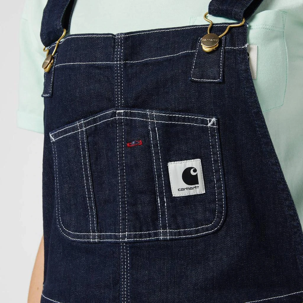 商品Carhartt|Carhartt WIP Women's Contract Stitching Bib Overall - Blue,价格¥714,第4张图片详细描述