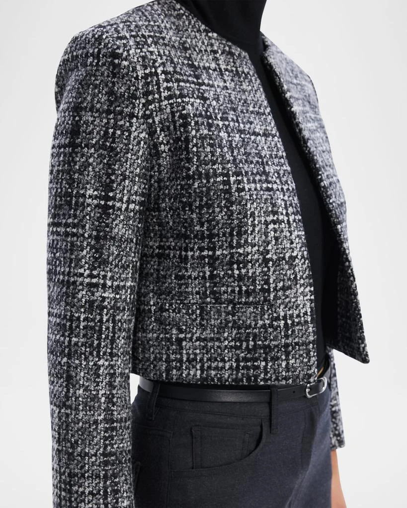 商品Theory|Tailored Melange Tweed Jacket,价格¥3087,第4张图片详细描述