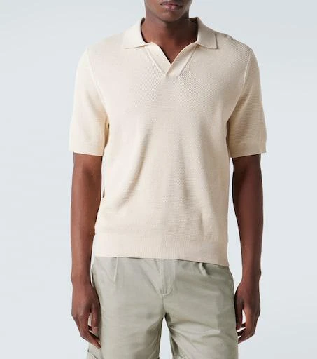 商品Sunspel|Waffle-knit cotton polo shirt,价格¥3173,第3张图片详细描述