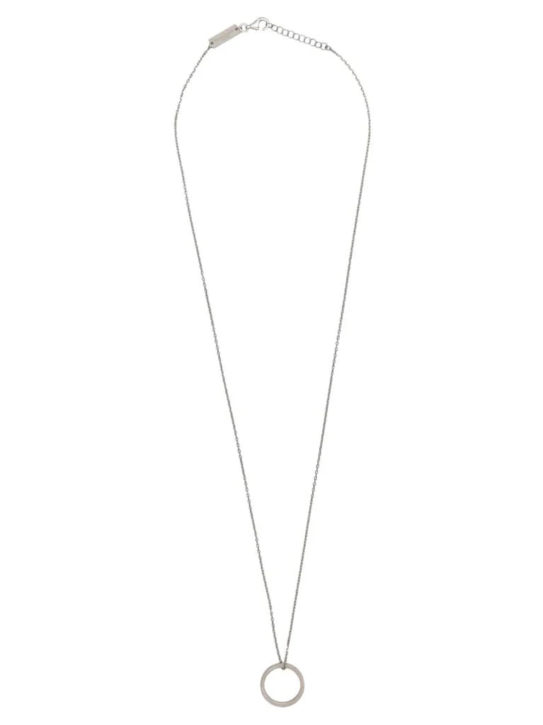 商品MAISON MARGIELA|Maison Margiela Ring-Pendant Detailed Necklace,价格¥2905,第2张图片详细描述