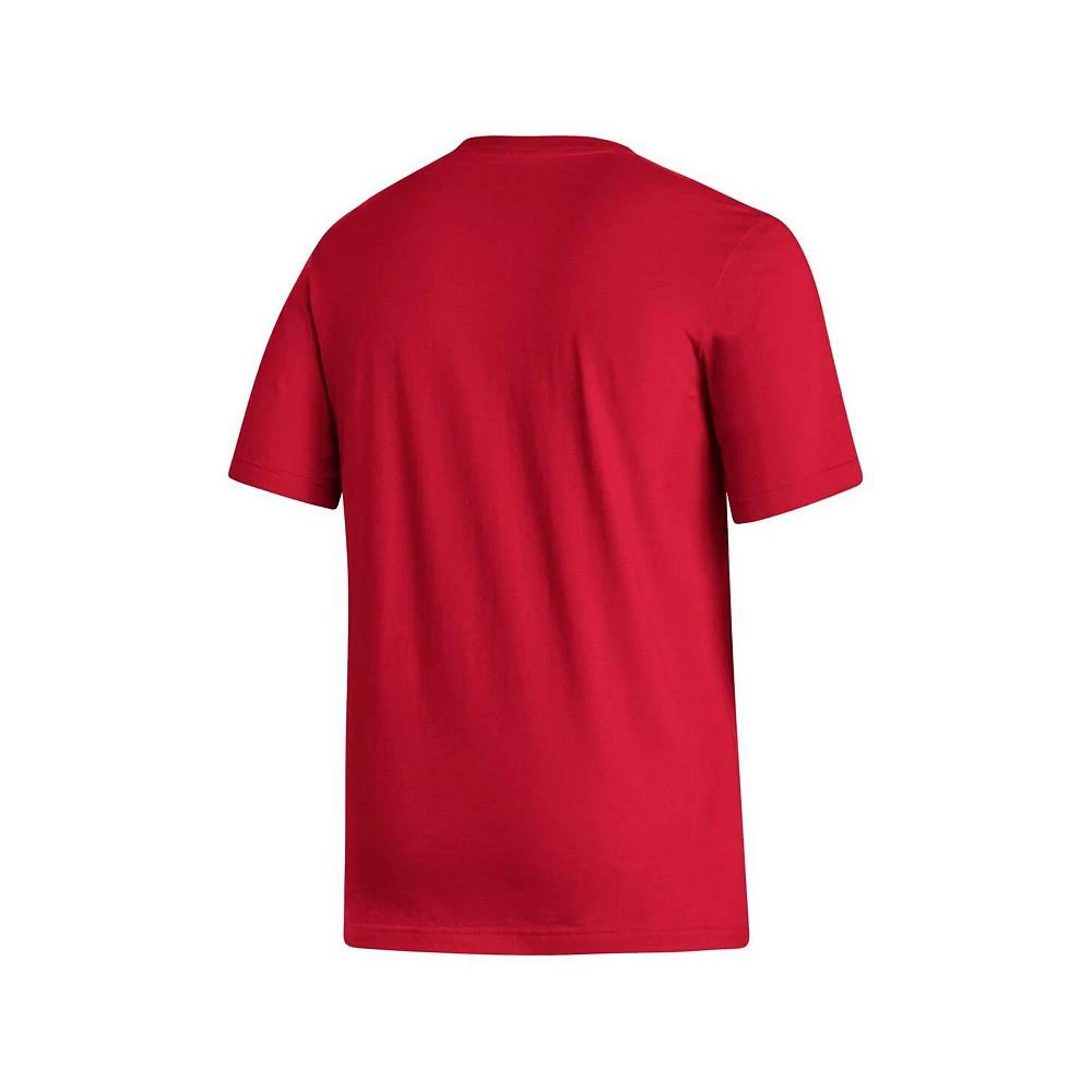 商品Adidas|Men's Red NC State Wolfpack Head of Class Fresh T-shirt,价格¥176,第2张图片详细描述