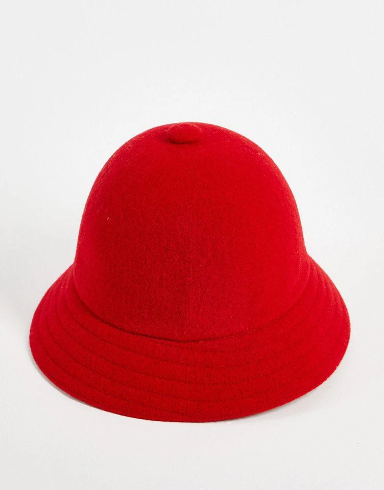 商品Kangol|Kangol wool casual bucket hat in red,价格¥541,第2张图片详细描述