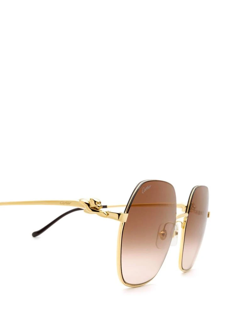 商品Cartier|Cartier Geometric Frame Sunglasses,价格¥6186,第3张图片详细描述