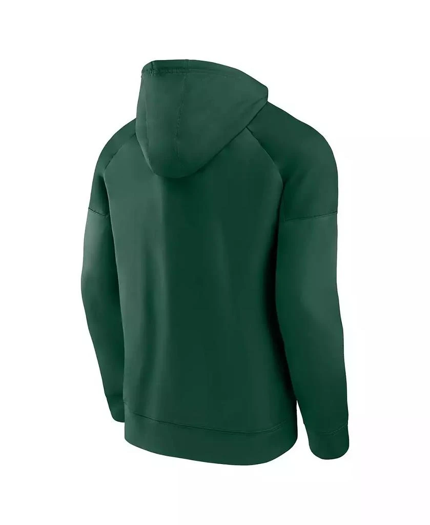 商品Fanatics|Men's Green Minnesota Wild Iconic Defender Raglan Pullover Hoodie,价格¥519,第2张图片详细描述