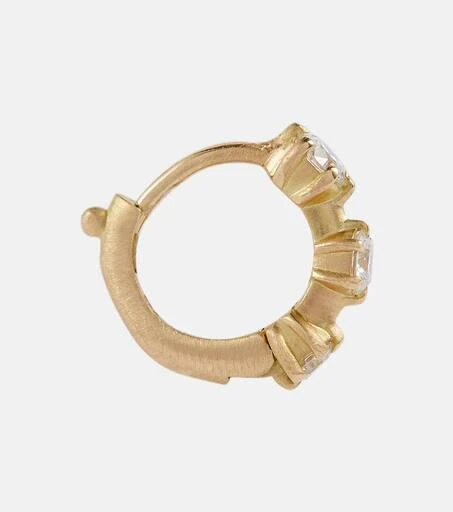 商品Jade Trau|Kismet Mini 18kt gold earrings with diamonds,价格¥13340,第2张图片详细描述