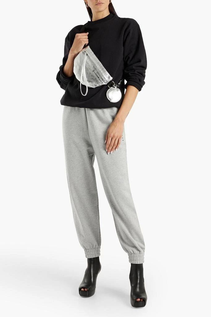 商品Alexander McQueen|Appliquéd French cotton-terry track pants,价格¥539,第2张图片详细描述