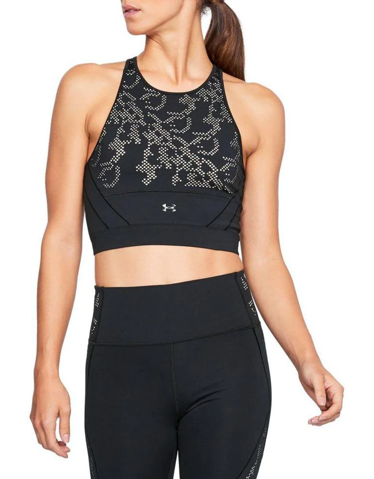 商品Under Armour|Lace Bonded Perforated Crop Top,价格¥136,第1张图片
