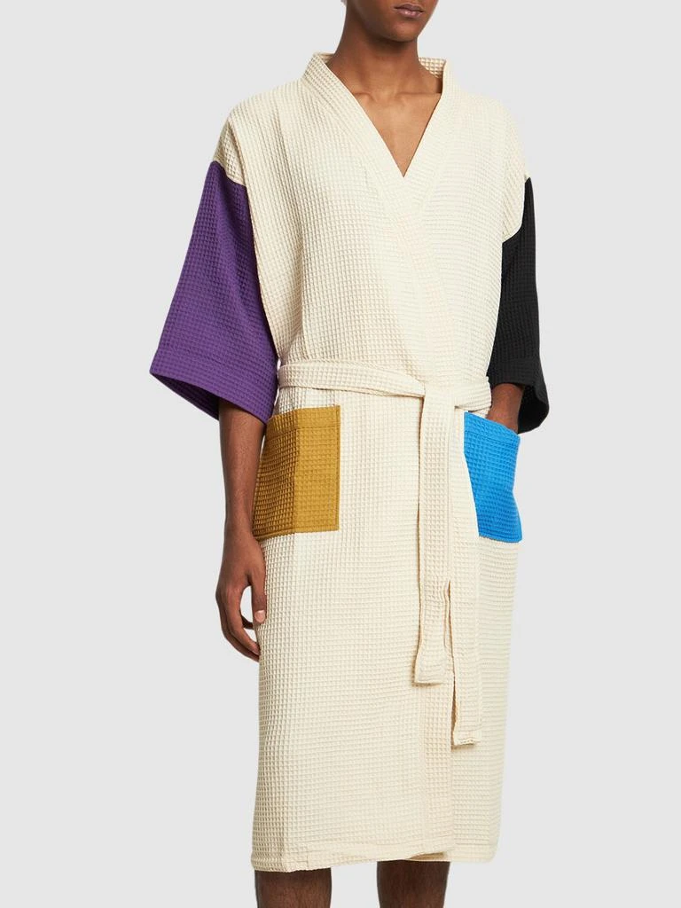 商品HAY|Waffle Cotton Blend Bathrobe,价格¥991,第2张图片详细描述