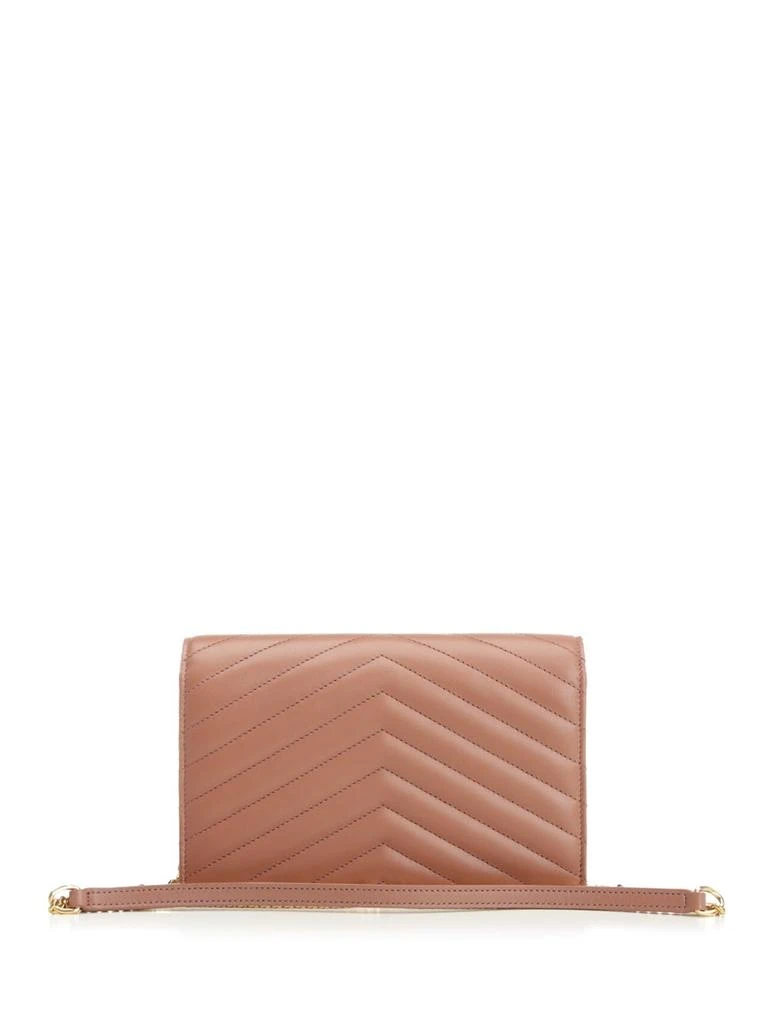 商品Yves Saint Laurent|Wallet On Chain Small Leather Goods Rose,价格¥7594,第3张图片详细描述