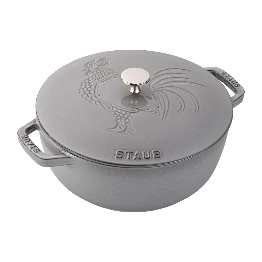 商品Staub|Cast Iron 3.75-qt Essential French Oven Rooster,价格¥2807,第1张图片
