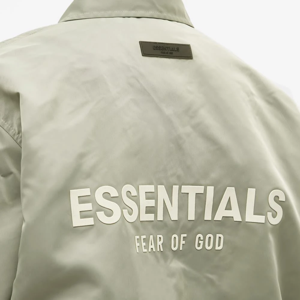 商品Essentials|Fear of God ESSENTIALS ESS Logo Coach Jacket - Seafoam,价格¥1388,第5张图片详细描述