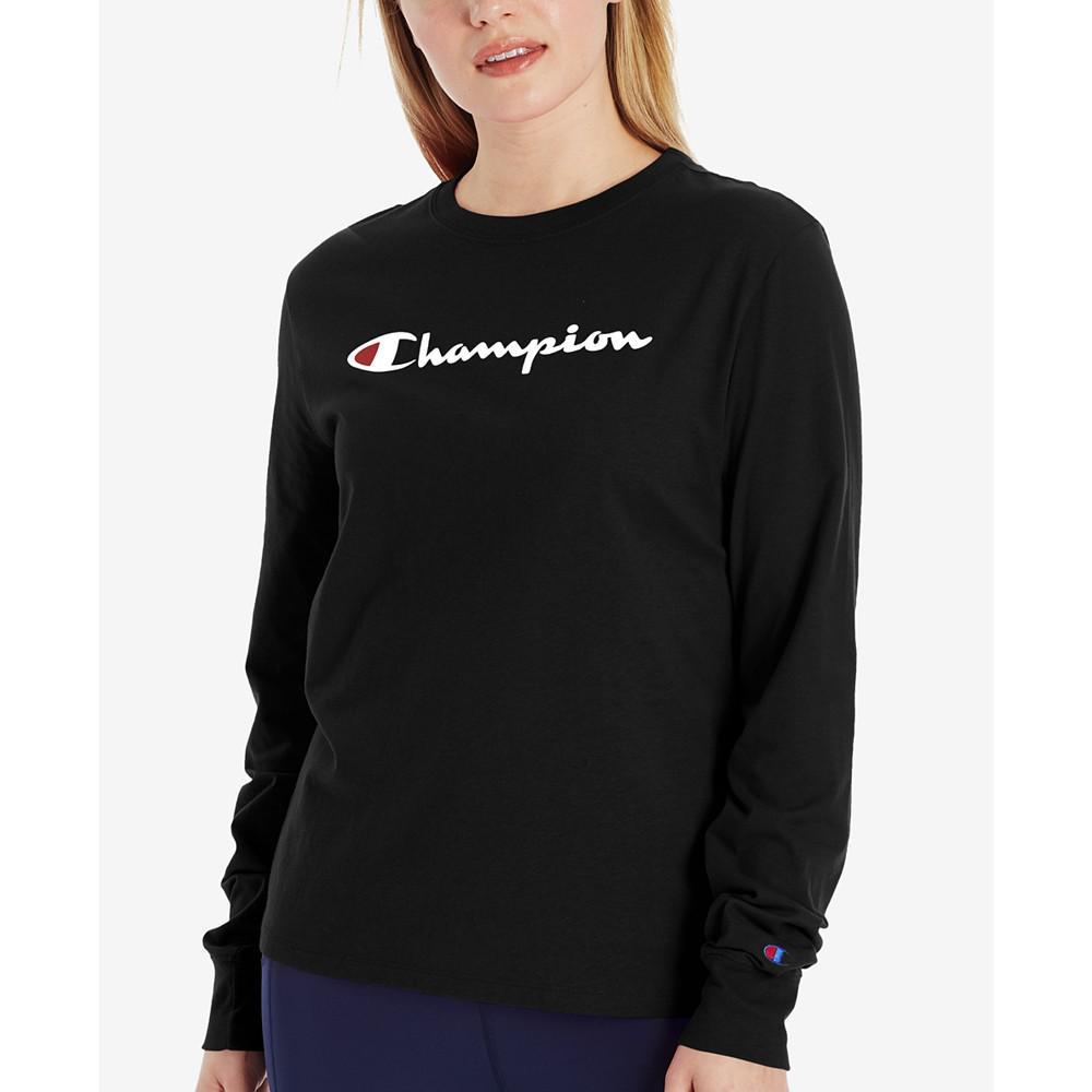 商品CHAMPION|Women's Classic Long-Sleeve T-Shirt,价格¥111-¥133,第1张图片