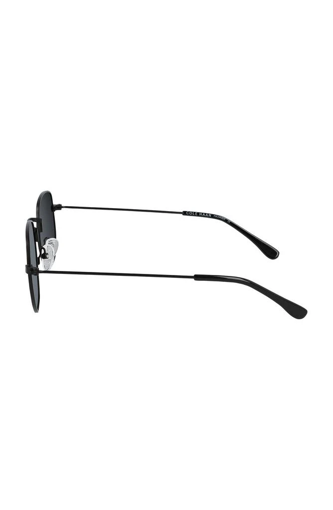 商品Cole Haan|51mm Polarized Angular Round Sunglasses,价格¥330,第3张图片详细描述