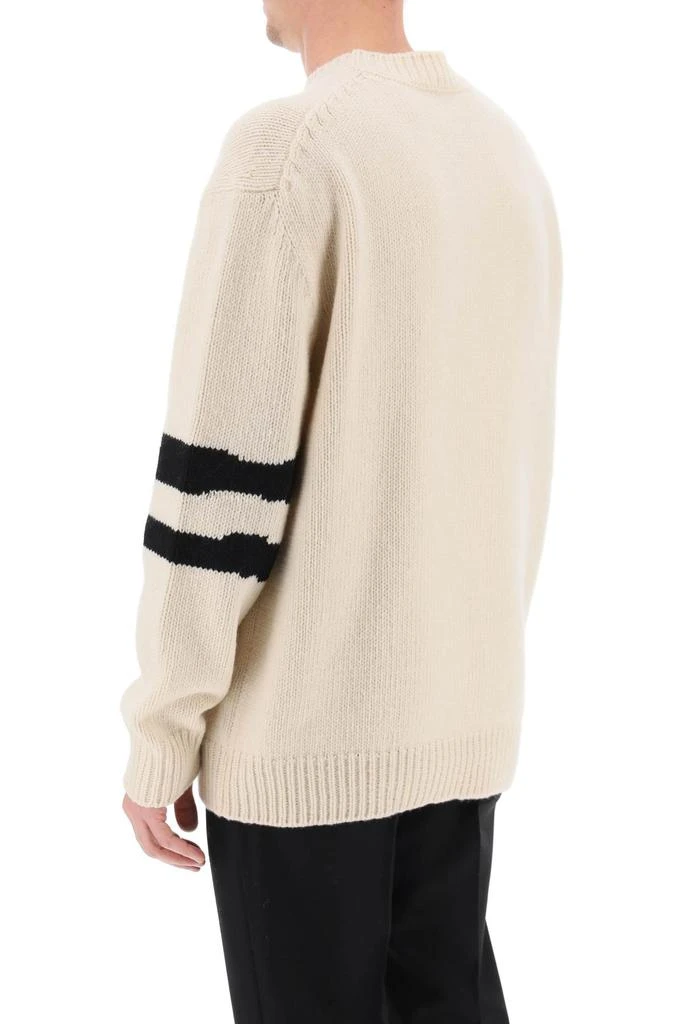 商品Alexander McQueen|wool cashmere skull sweater,价格¥5517,第3张图片详细描述