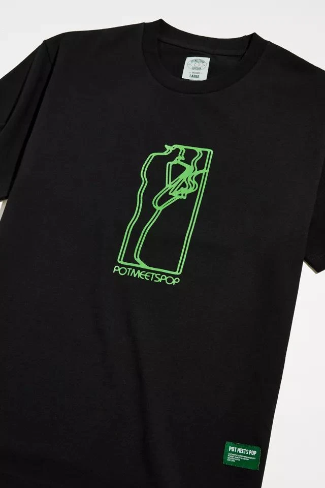 商品Pot Meets Pop|Pot Meets Pop Travellin’ Sax Tee,价格¥75,第1张图片