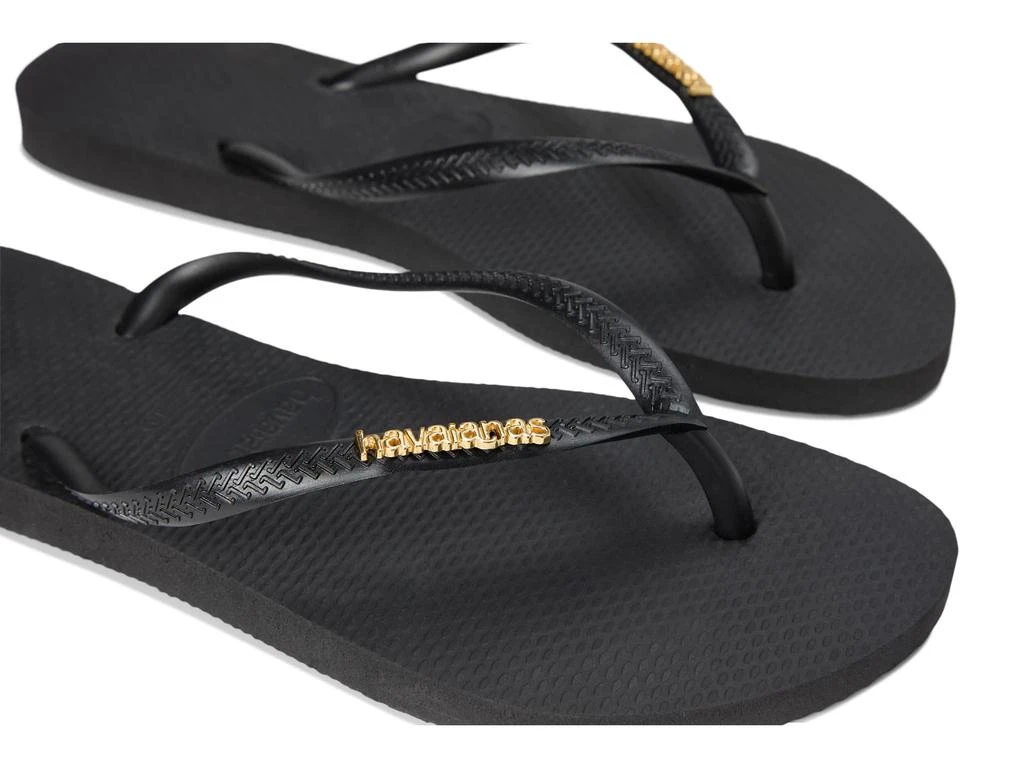 Slim Logo Metallic Flip Flops 商品