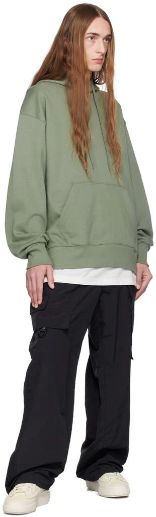 商品Y-3|Green Drawstring Hoodie,价格¥655,第5张图片详细描述