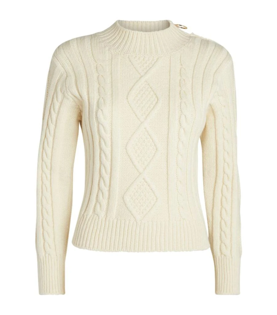 商品Sandro|Cable-Knit Sweater,价格¥1566,第1张图片