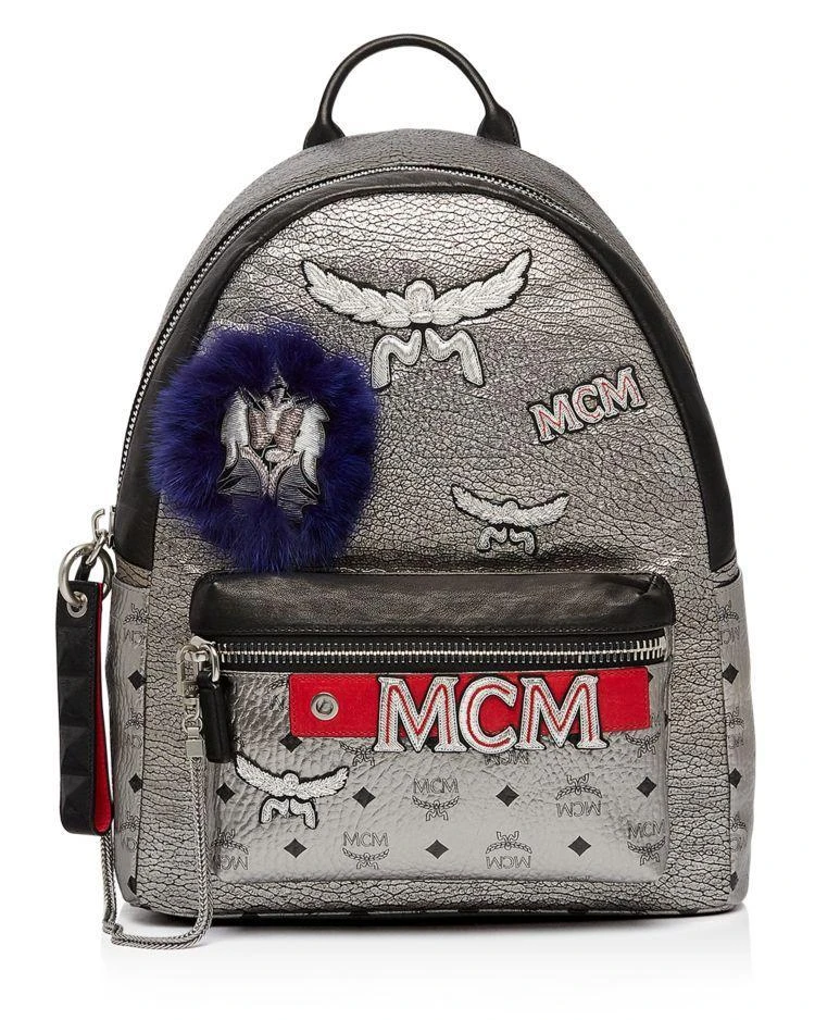 商品MCM|Stark Leather Insignia 背包,价格¥15750,第1张图片