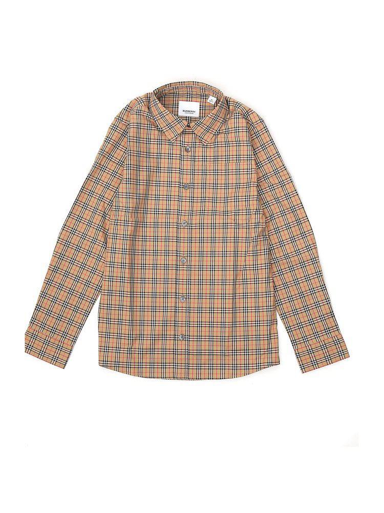 商品Burberry|Burberry Kids Vintage Check Shirt,价格¥1139-¥1519,第1张图片