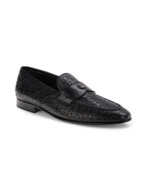 商品Roberto Cavalli|Embossed Leather Loafers,价格¥5222,第2张图片详细描述