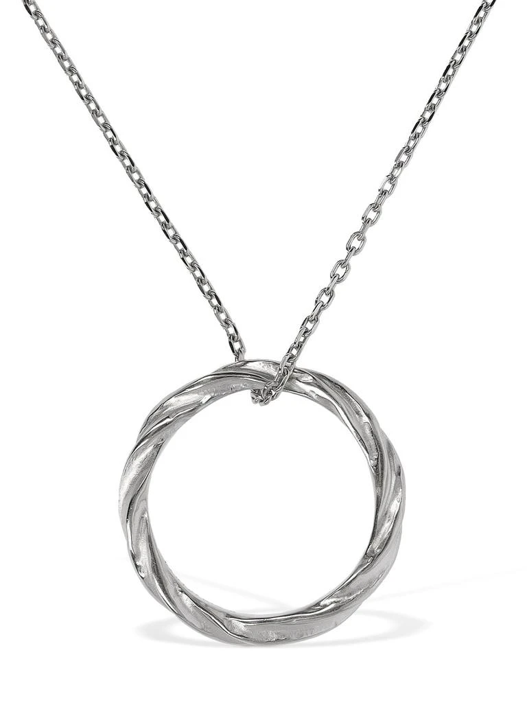 商品MAISON MARGIELA|Timeless Chain Ring Charm Necklace,价格¥3252,第1张图片