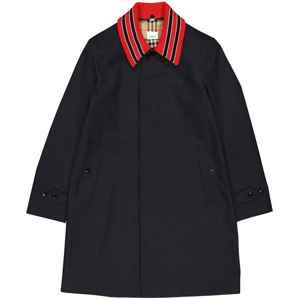 商品Burberry|Mens Pimlico Cotton Gabardine Knit-collar Car Coat,价格¥10331,第1张图片
