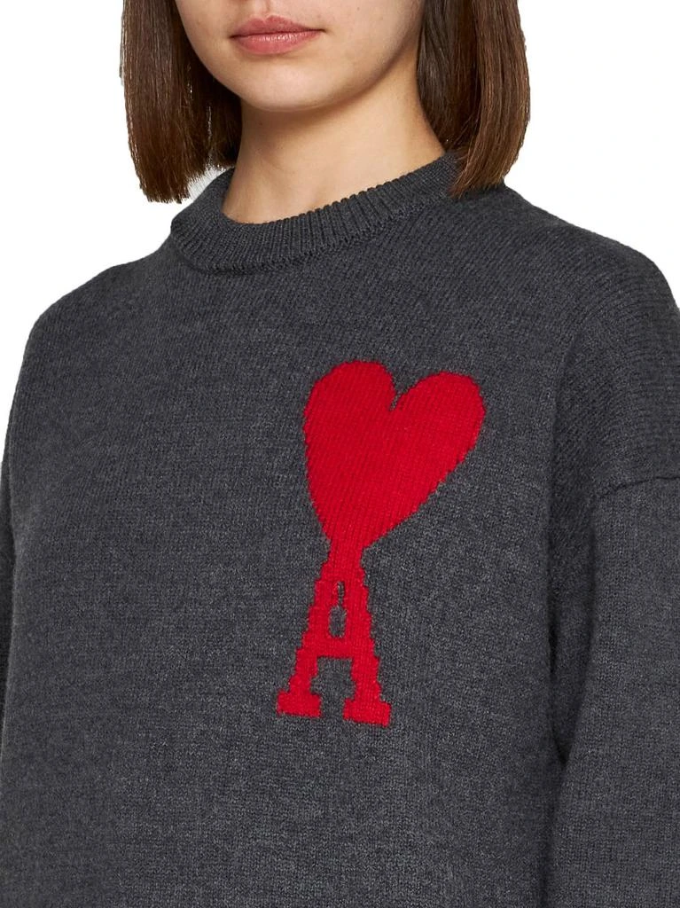 商品AMI|AMI Paris Ami de Coeur Crewneck Knitted Jumper,价格¥2262,第5张图片详细描述