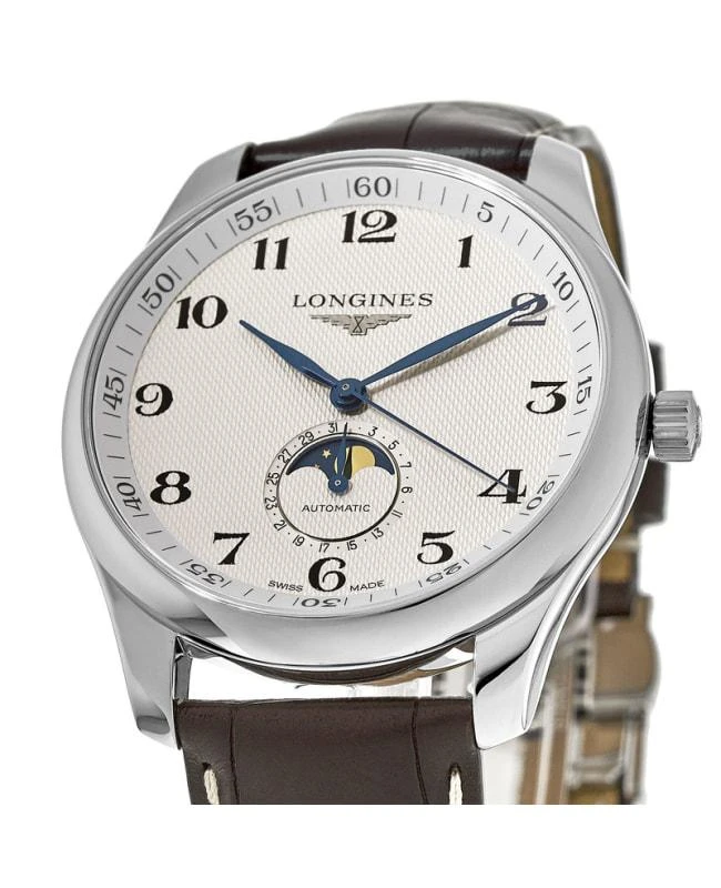 商品Longines|Longines Master Collection Automatic 42mm Silver Dial Brown Leather Strap Men's Watch L2.919.4.78.3,价格¥15812,第2张图片详细描述