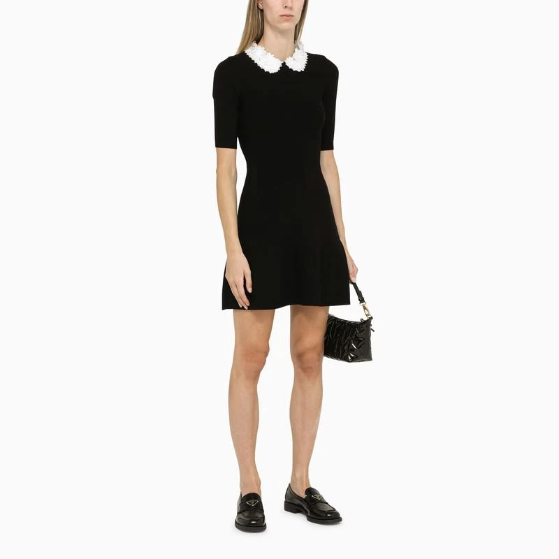 商品RED Valentino|Black knit pencil dress,价格¥2159,第2张图片详细描述