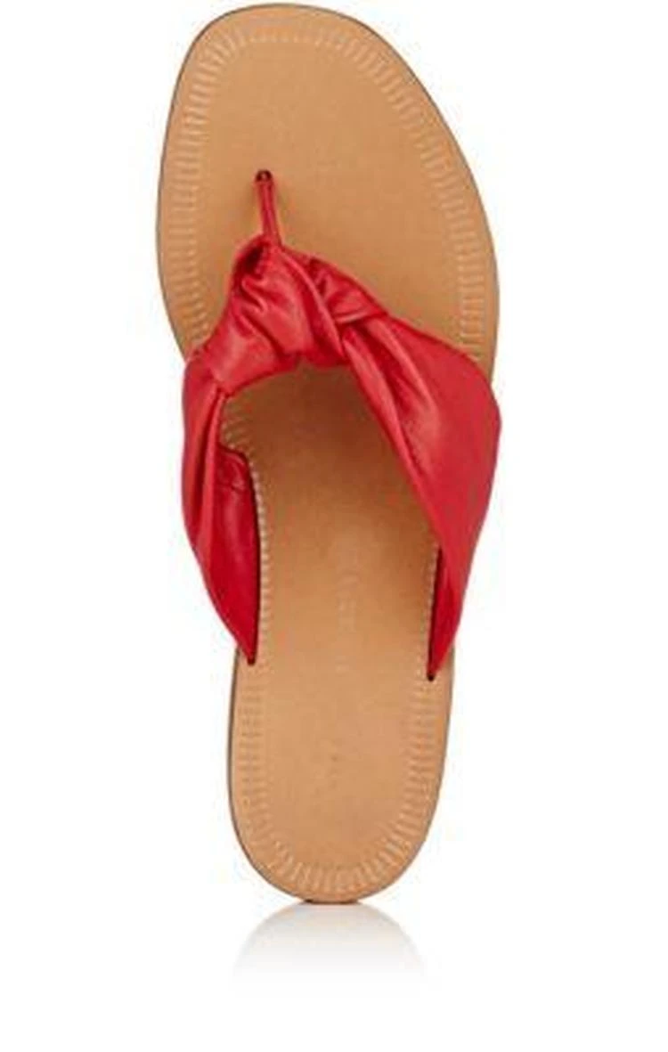 商品Diane von Furstenberg|Etna Leather Thong Sandals,价格¥588,第4张图片详细描述