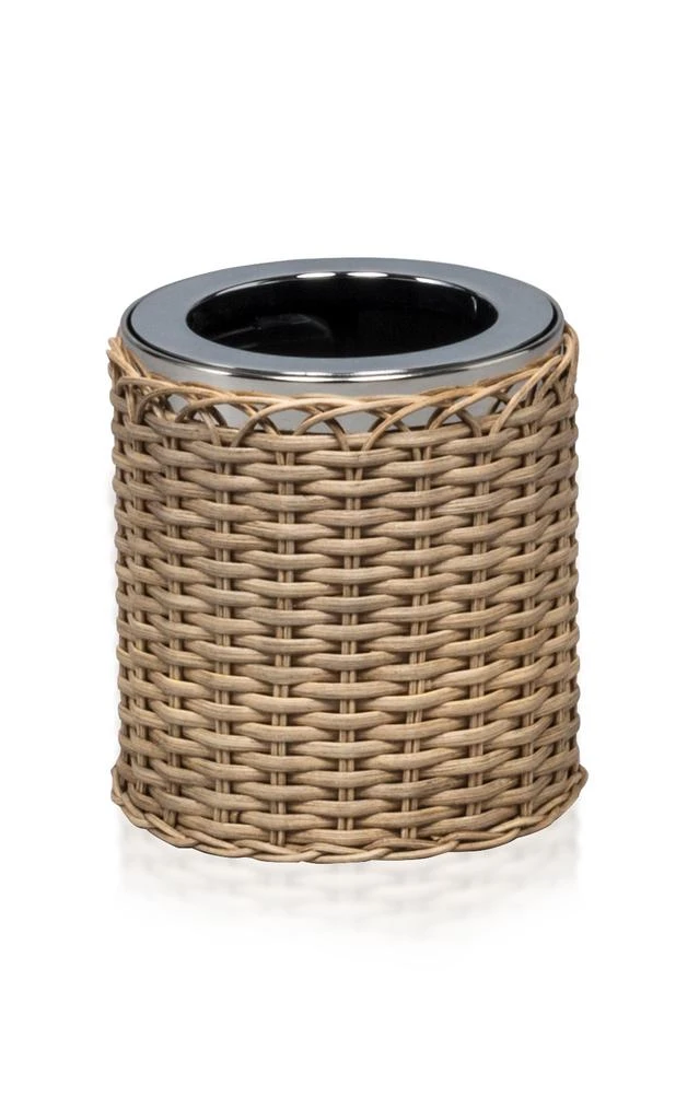 商品Giobagnara|Giobagnara - Cannes Glacette Woven Bottle Cooler  - Brown - Moda Operandi,价格¥3266,第1张图片