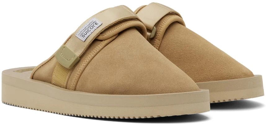 商品Suicoke|Beige ZAVO-VS Slippers,价格¥2572,第4张图片详细描述