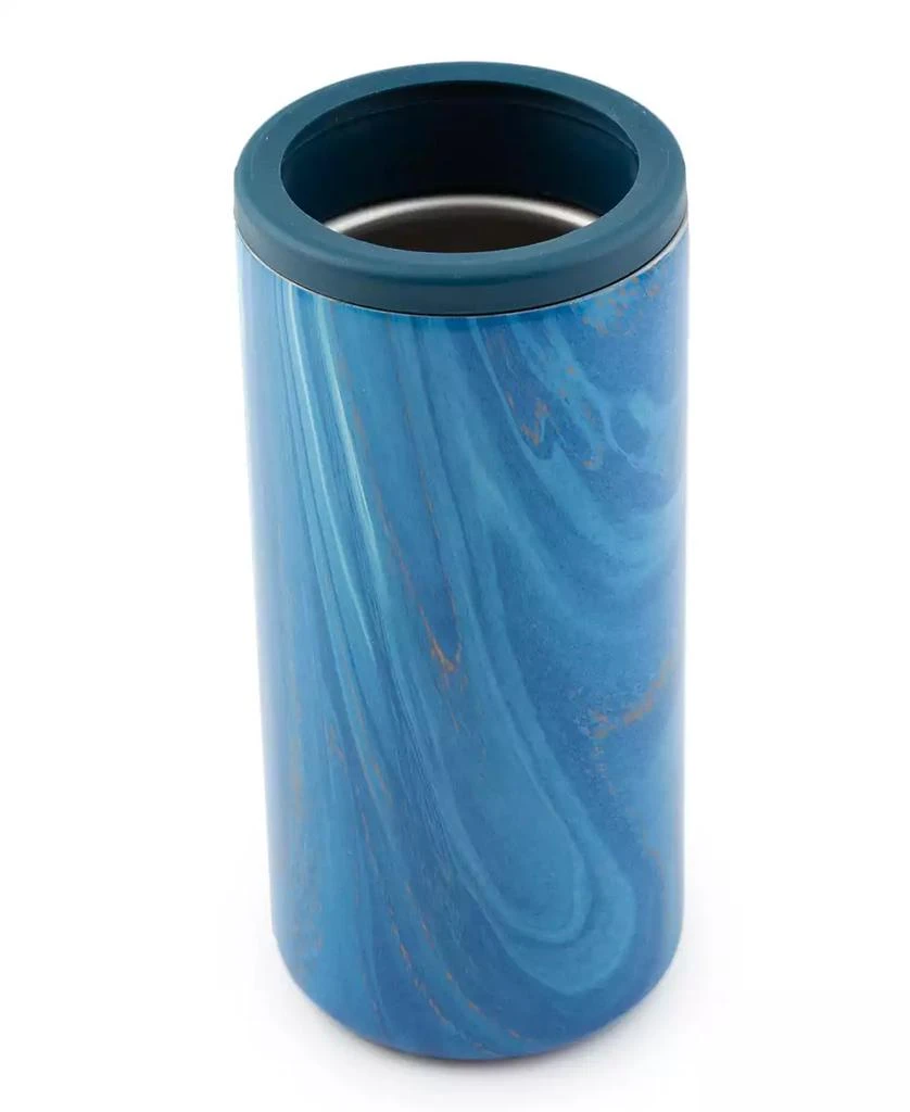 商品Cambridge Silversmiths|Insulated Sapphire Blue Geode Slim Can Coolers, 2 Pack,价格¥193,第4张图片详细描述