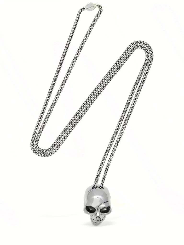 商品Alexander McQueen|Divided Skull Charm Long Necklace,价格¥3700,第2张图片详细描述
