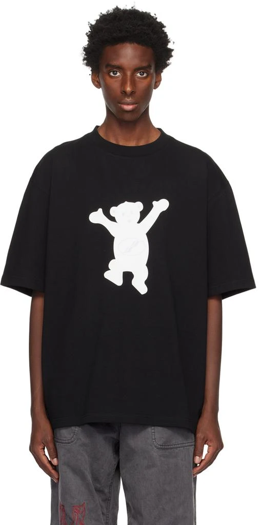 商品We11done|Black Printed T-Shirt,价格¥1068,第1张图片