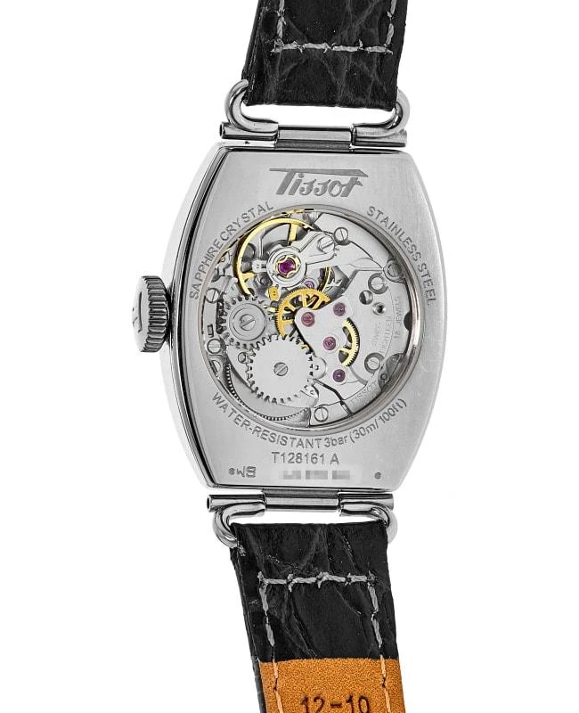 商品Tissot|Tissot Heritage Porto Mechanical White Dial Leather Strap Women's Watch T128.161.16.012.00,价格¥4267,第3张图片详细描述