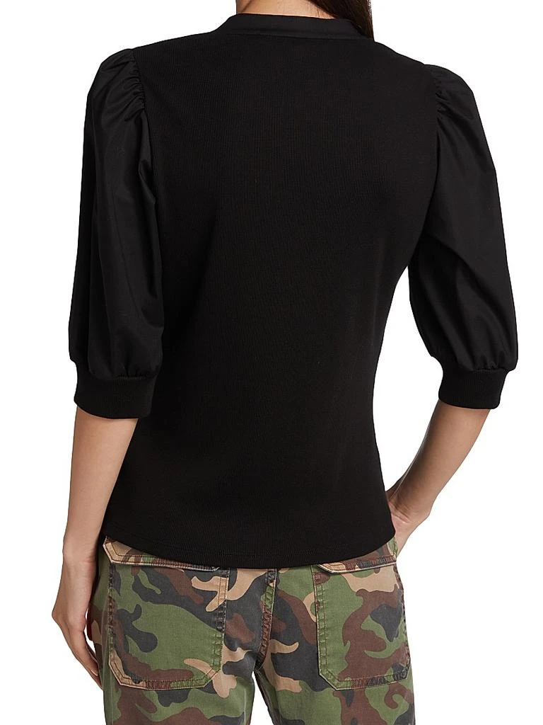 商品VERONICA BEARD|Coralee Puff-Sleeve Top,价格¥1473,第5张图片详细描述