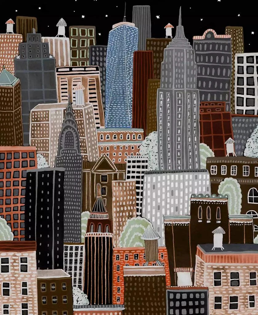 商品Jiggy|Nyc Night, Sara Boccaccini Meadows Decorative Artwork Puzzle Plus Puzzle Glue Kit by Jiggy Puzzles Set, 450 Pieces,价格¥268,第1张图片