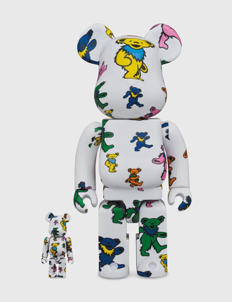 商品Medicom|Be@rbrick Grateful Dead (Dancing Bear) 100% & 400%,价格¥1528,第1张图片