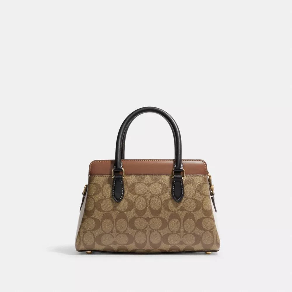 商品Coach|Mini Darcie Carryall Bag In Colorblock Signature Canvas,价格¥1545,第5张图片详细描述