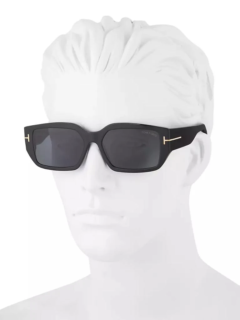商品Tom Ford|Silvano-02 56MM Square Sunglasses,价格¥3310,第4张图片详细描述