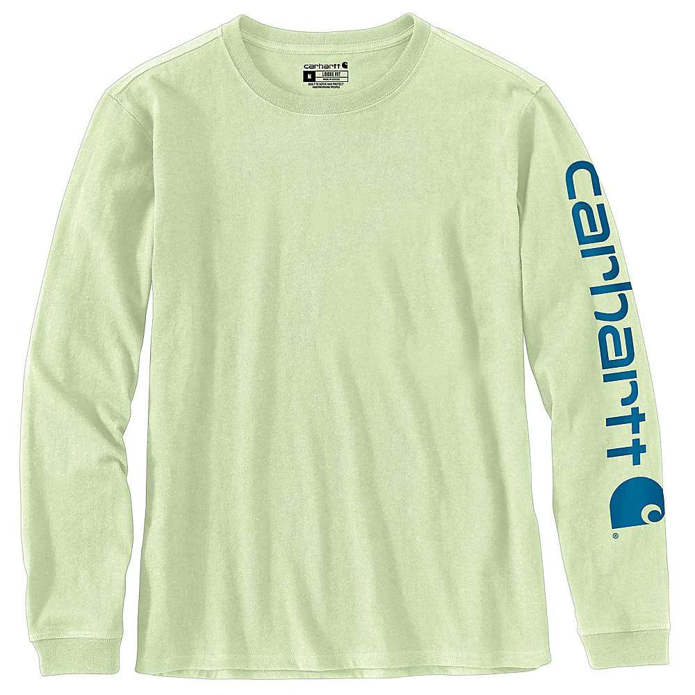 商品Carhartt|Carhartt Women's Loose Fit Heavyweight LS Logo Sleeve Graphic T-Shirt,价格¥165,第2张图片详细描述