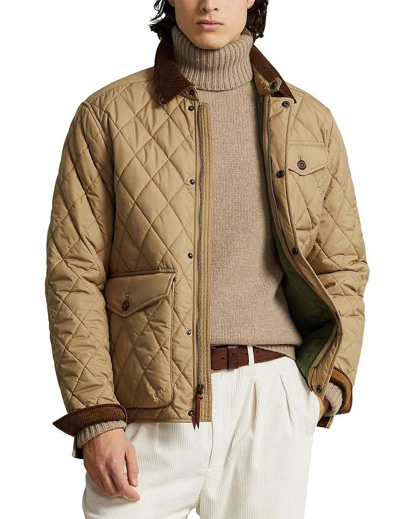 商品Ralph Lauren|Quilted Water Repellent Full Zip Jacket,价格¥2216,第1张图片