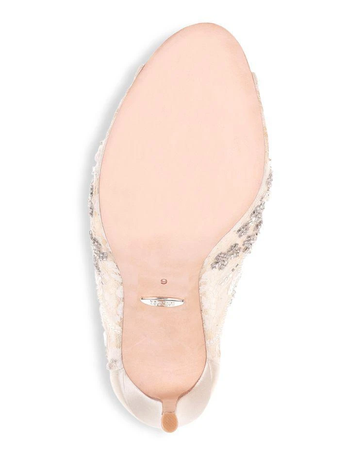 Women's Moira Satin and Mesh Embellished Peep Toe Booties 商品