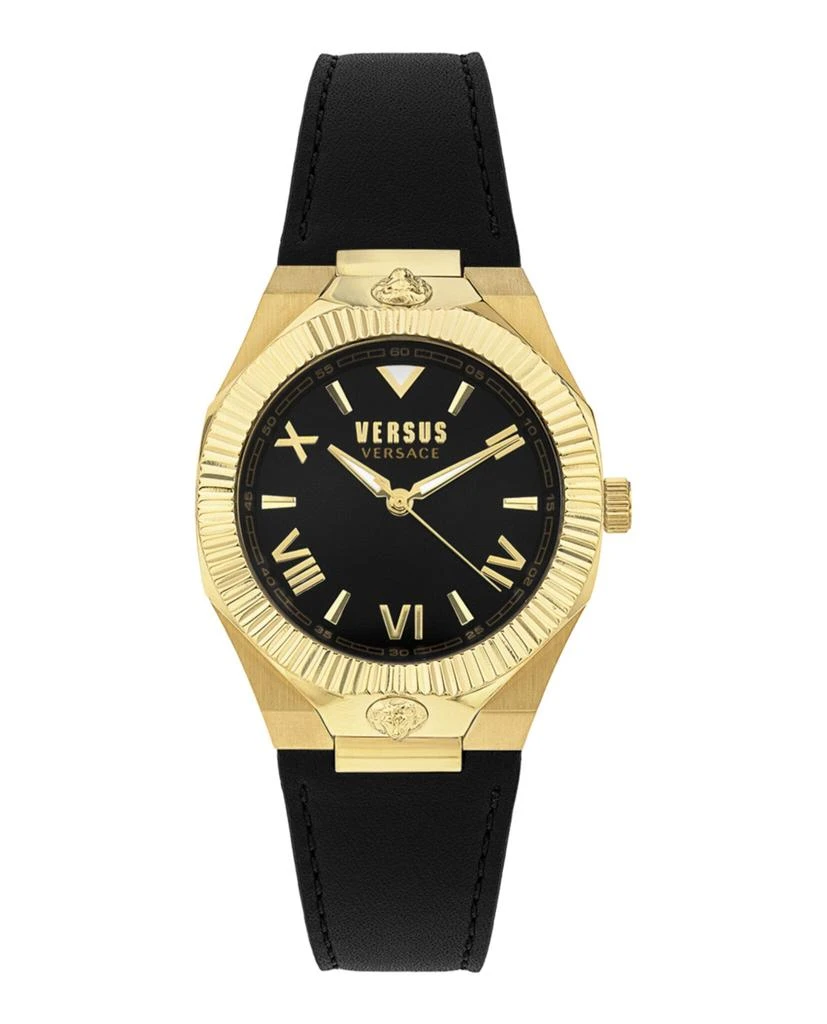 商品Versus Versace|Echo Park Leather Watch,价格¥1767,第1张图片