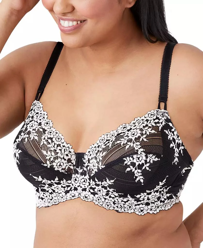 商品Wacoal|Embrace Lace Underwire Bra 65191, Up To DDD Cup,价格¥270,第2张图片详细描述